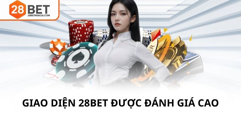 Giao diện 28bet được đánh giá cao